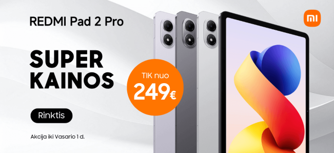 Xiaomi Redmi Pad 2 Pro super akcija, Mobili prekyba