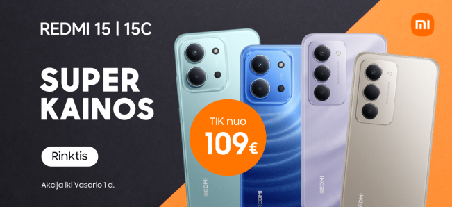 Redmi 15 ir Redmi 15C akcija, Mobili prekyba