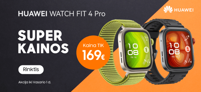 Huawei Watch Fit 4 Pro akcija, Mobili prekyba