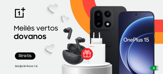 OnePlus 15 telefonas su dovanomis, Mobili prekyba