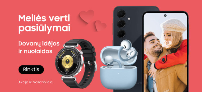 Valentino dienos pasiūlymai telefonams, laikrodžiams, Mobili prekyba