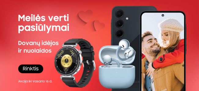 Valentino dienos pasiūlymai telefonams, laikrodžiams, Mobili prekyba