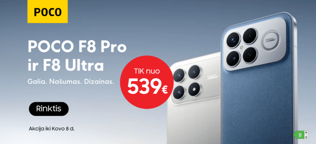 Poco F8 Pro ir F8 Ultra akcija, Mobili prekyba
