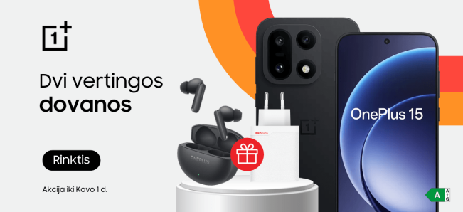 OnePlus 15 telefonas su dovanomis, Mobili prekyba