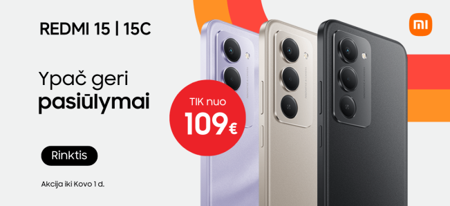 Redmi 15 ir Redmi 15C akcija, Mobili prekyba