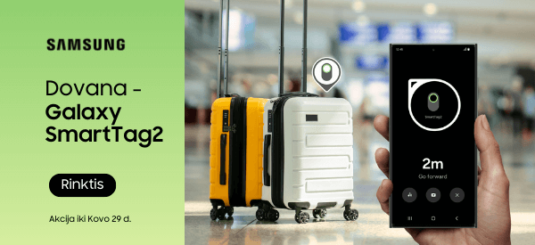 Perkant vieną Samsung Galaxy SmartTag2 - antras dovanų, Mobili prekyba