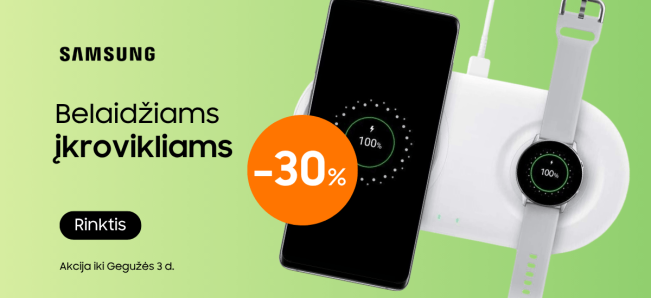 Samsung belaidziams įkrovikliams 30 procentų nuolaida, Mobili prekyba