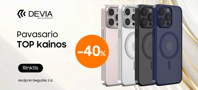 Devia dėklai iPhone 16 serijos telefonams nuolaida, Mobili prekyba