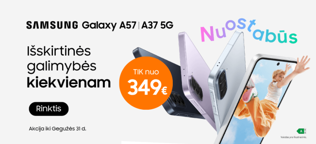 Samsung Galaxy A57 ir A37 naujiena, Mobili prekyba