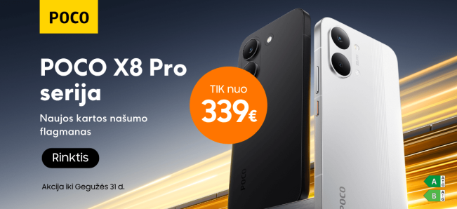 Poco X8 serija akcija, Mobili prekyba