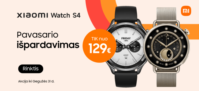 Xiaomi Watch S4 super kainos, Mobili prekyba