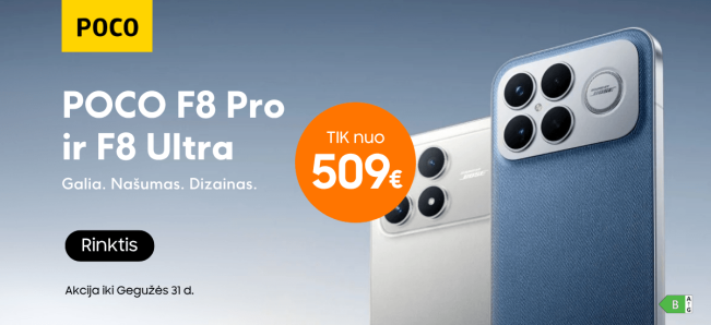 Poco F8 Pro ir F8 Ultra akcija, Mobili prekyba