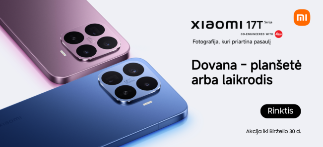 Xiaomi 17T serija akcija naujiena, Mobili prekyba