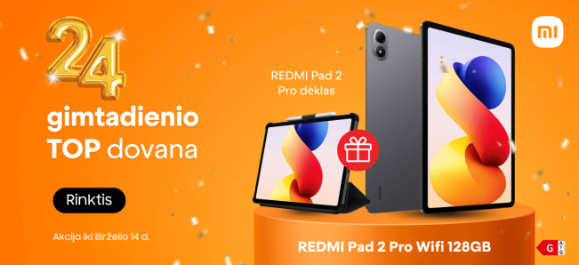Xiaomi Pad 2 Pro su dovana, Mobili prekyba