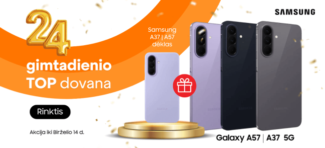 Samsung Galaxy A57 A37 su dėklu dovanų, Mobili prekyba