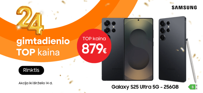 Samsung Galaxy S25 Ultra 256GB 879 Eur, Mobili prekyba