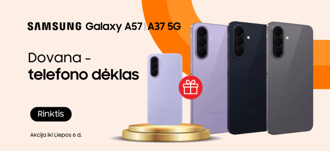 Samsung Galaxy A57 A37 su dėklu dovanų, Mobili prekyba