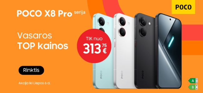 Poco X8 serija akcija, Mobili prekyba