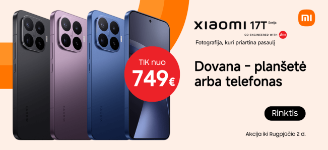Xiaomi 17T serija su dovanomis, Mobili prekyba