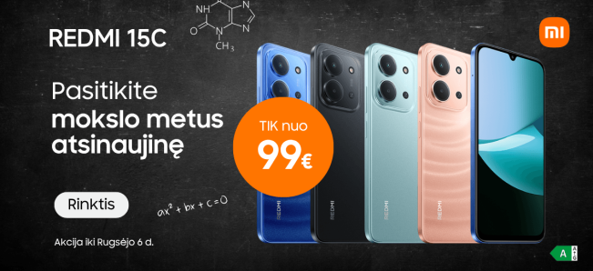Xiaomi Redmi 15C akcija, Mobili prekyba