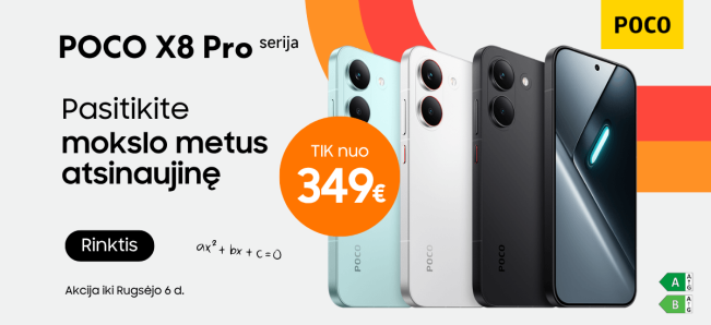 Poco X8 serija akcija, Mobili prekyba