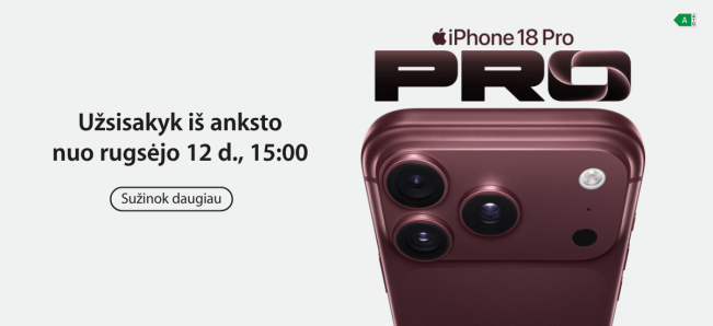 Apple iPhone 18 Pro jau greitai prekyboje, Mobili prekyba