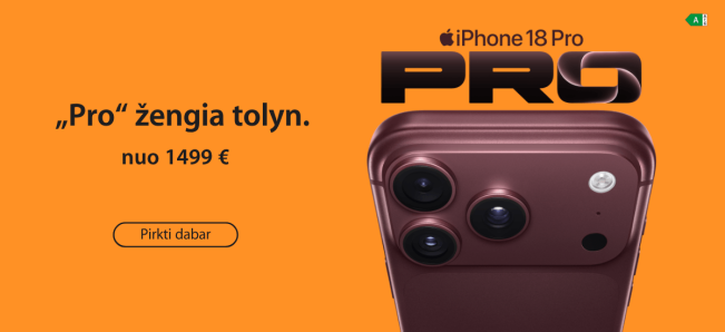 iPhone 18 Pro nuo 1499 Eur, Mobili prekyba