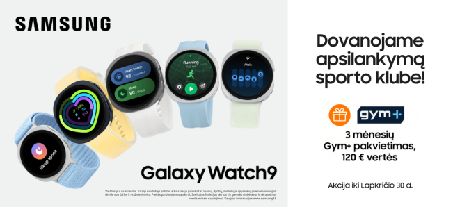 Samsung Galaxy Watch9 akcija dovana, Mobili prekyba