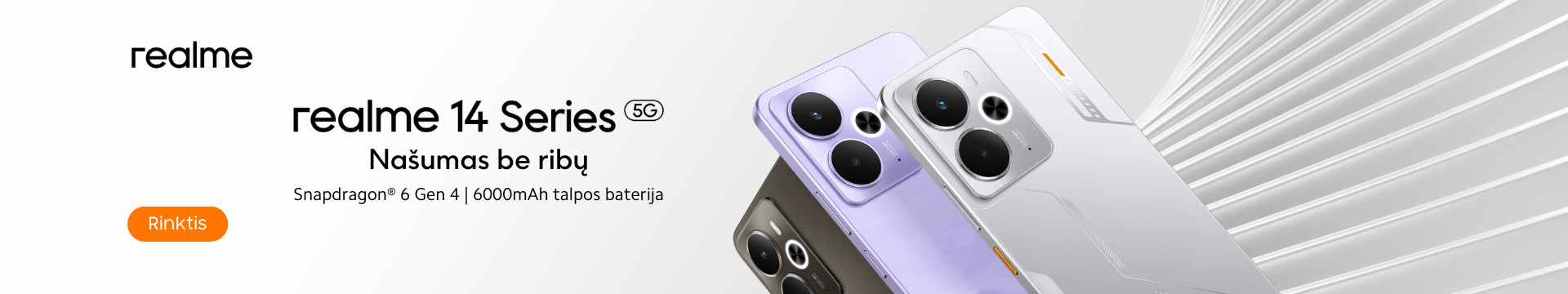 Realme 14 serija, Mobili prekyba