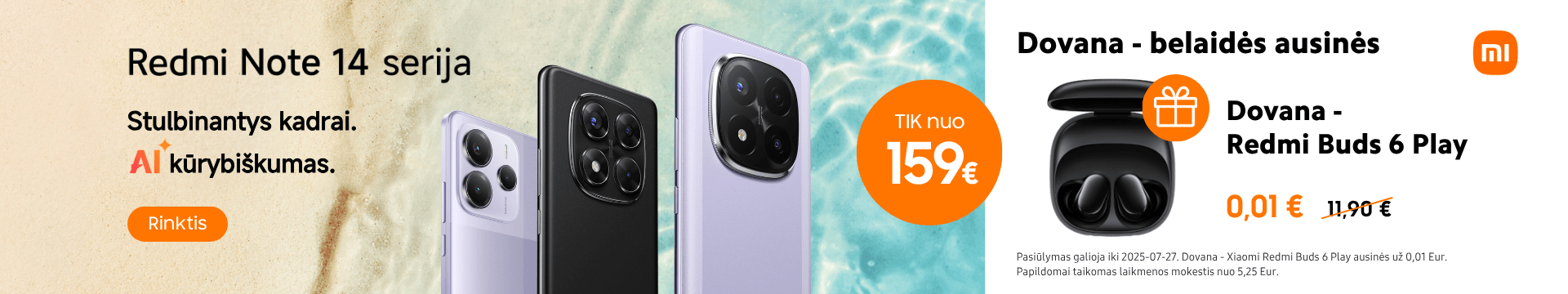Xiaomi Redmi Note 14 serija su dovana, Mobili prekyba
