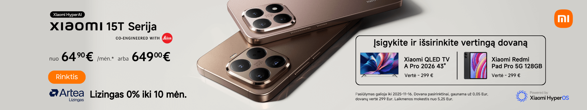 Xiaomi 15T serija su dovana, Mobili prekyba