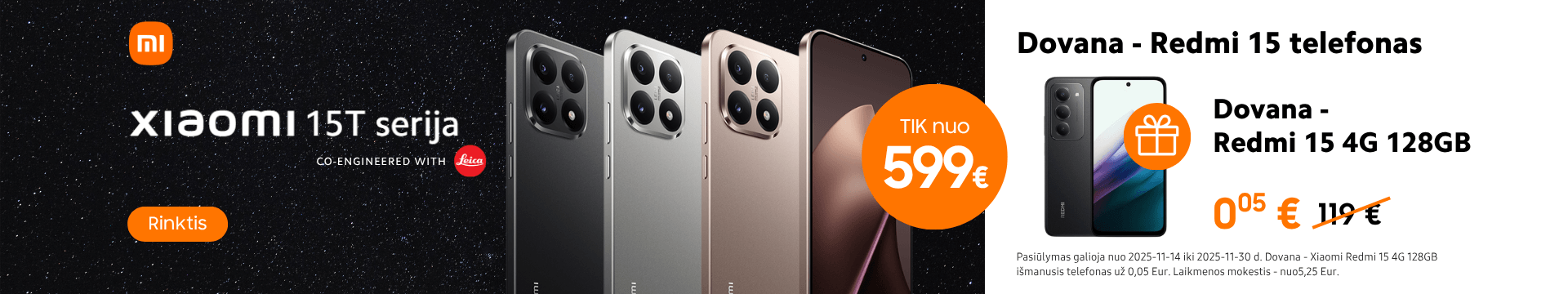 Xiaomi 15T serija su dovana, Mobili prekyba