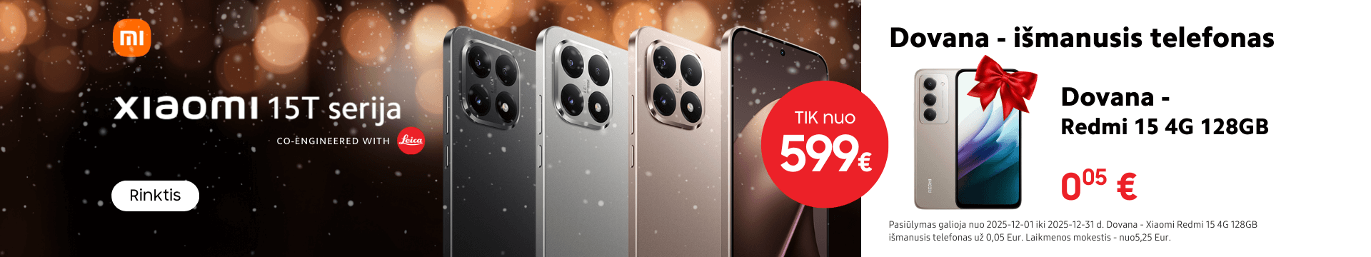 Xiaomi 15T serija su dovana, Mobili prekyba