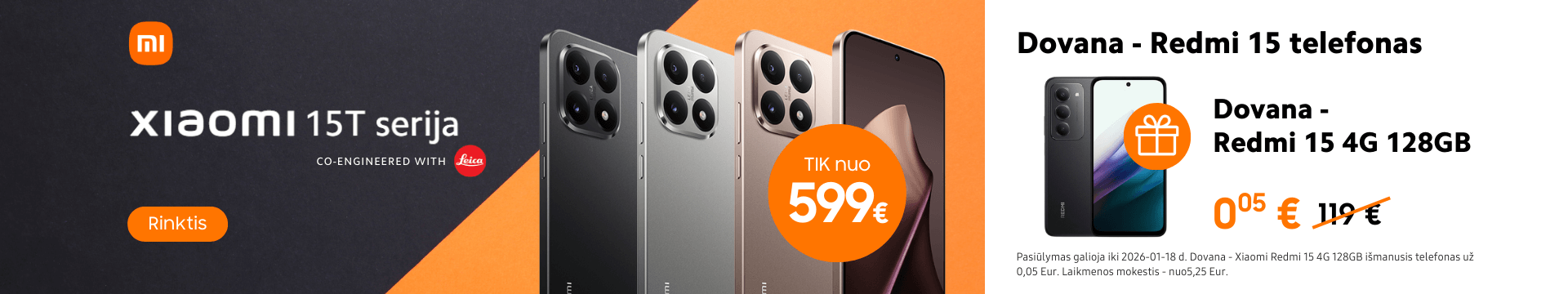 Xiaomi 15T serija su dovana, Mobili prekyba