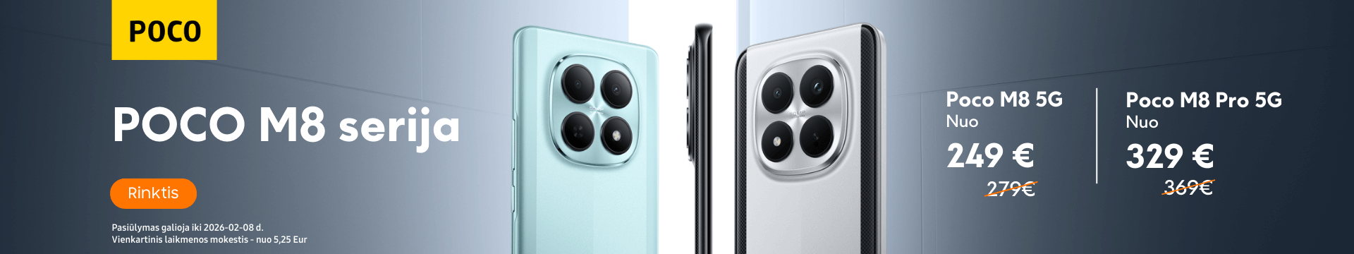 Poco M8 ir M8 Pro akcija, Mobili prekyba