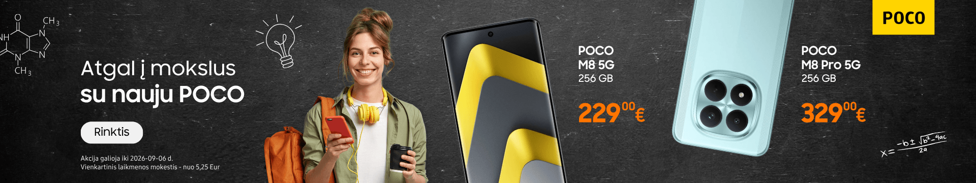 Poco M8 serija nuo 229 Eur, Mobili prekyba
