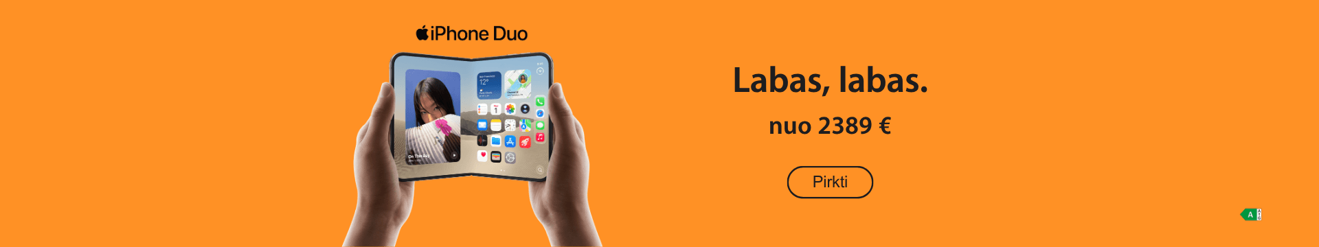 iPhone Duo sulenkiamas telefonas jau prekyboje, Mobili prekyba