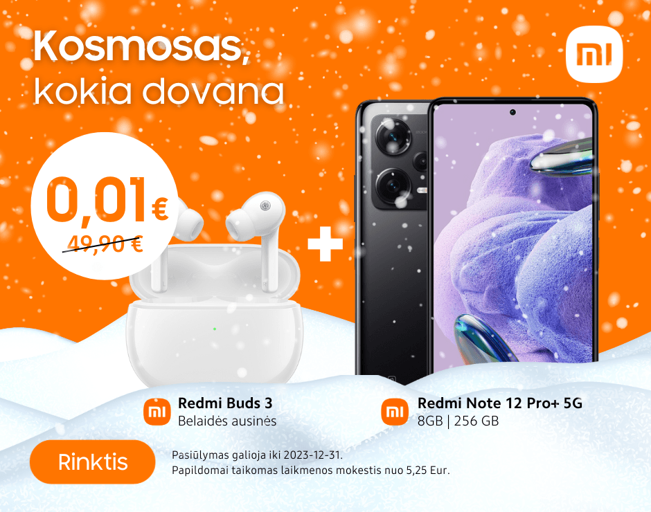 Redmi buds 3 akcija dovana