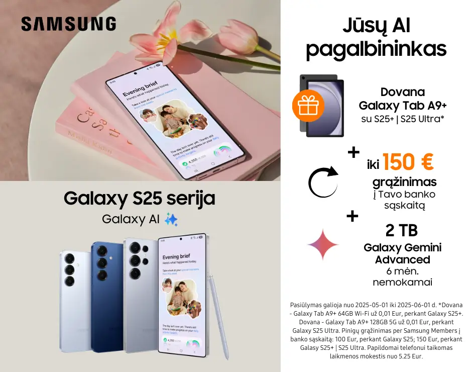 Samsung Galaxy S25 serija akcija, Mobili prekyba