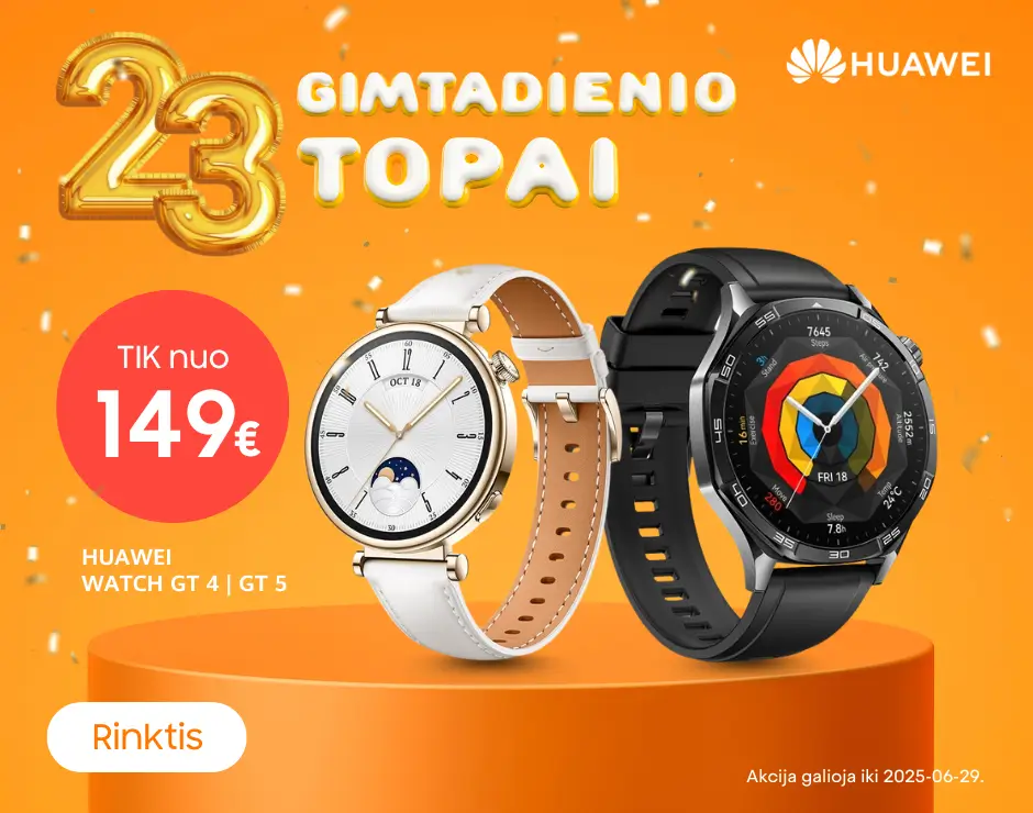Huawei Watch GT 4 GT 5 akcija, Mobili prekyba