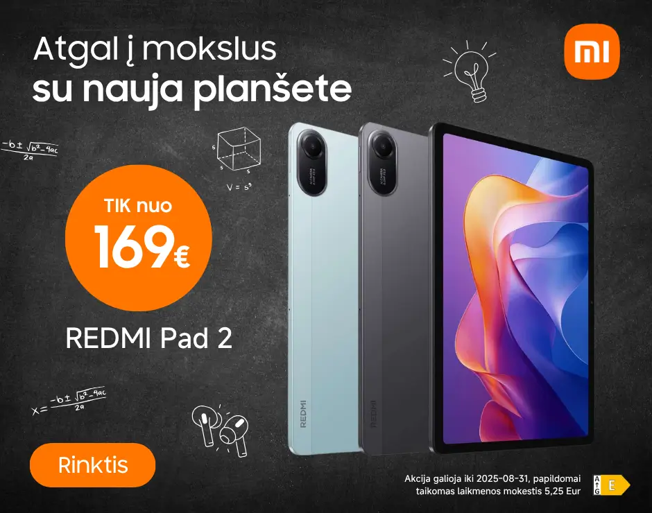 Xiaomi Redmi Pad 2 akcija, Mobili prekyba