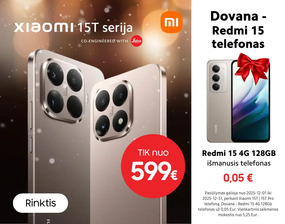 Xiaomi 15T serija su dovana, Mobili prekyba