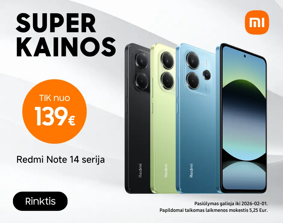 Xiaomi Redmi Note 14 serija super akcija, Mobili prekyba