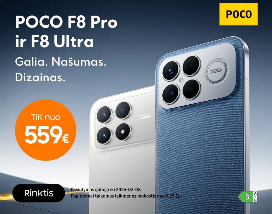 Poco F8 Pro ir F8 Ultra akcija, Mobili prekyba