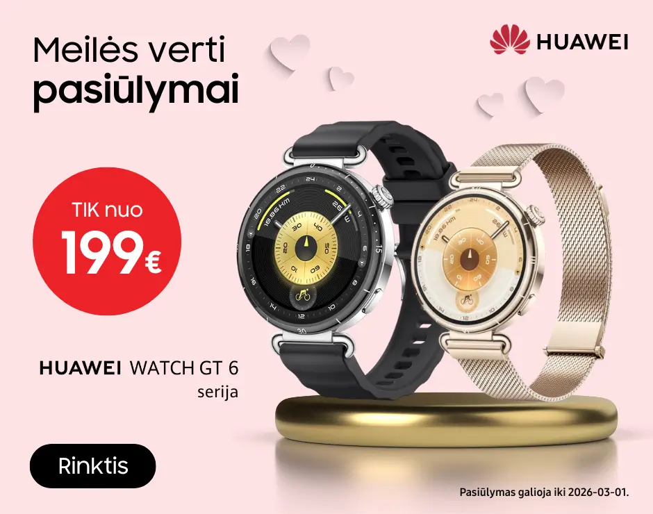 Huawei Watch GT6 super kainos, Mobili prekyba
