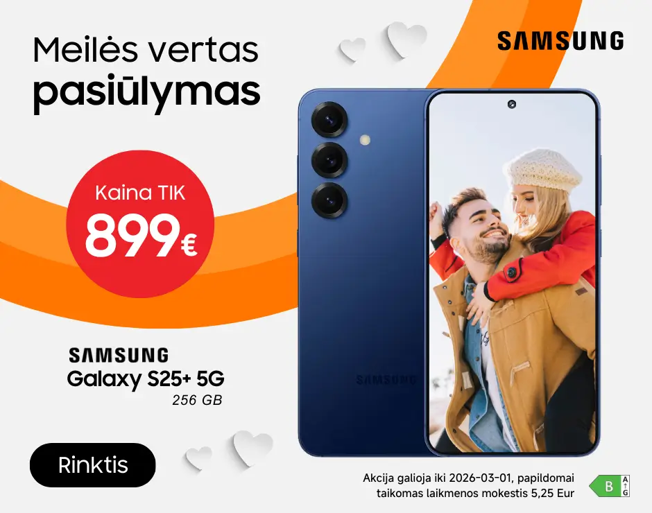 Samsung Galaxy S25 Plus akcija, Mobili prekyba