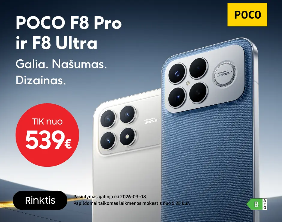 Poco F8 Pro ir F8 Ultra akcija, Mobili prekyba