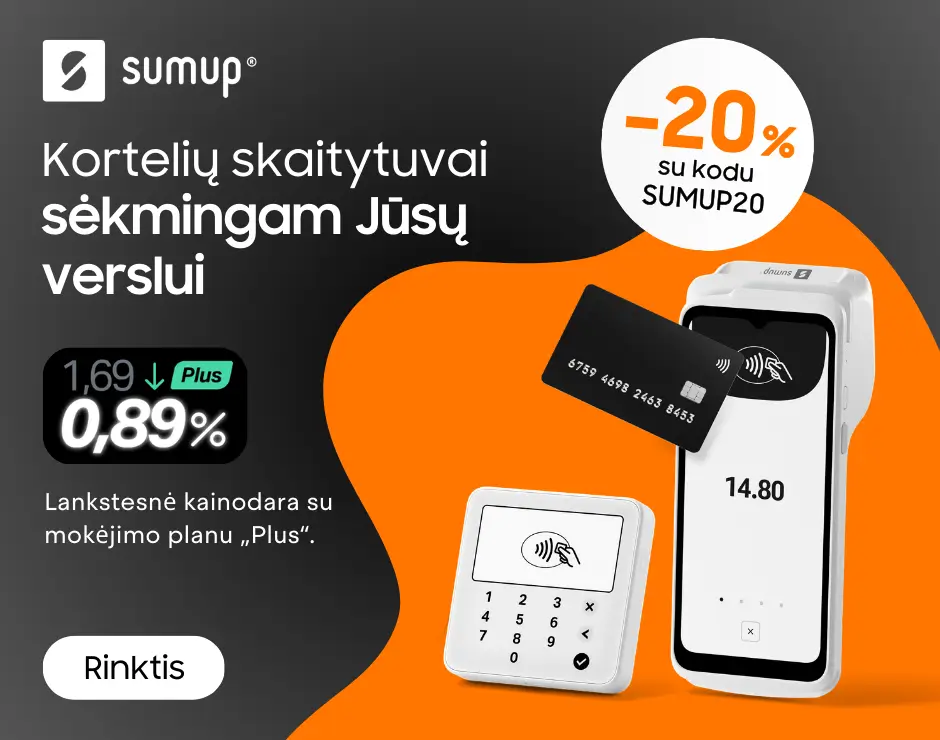 Sumup banko korteliu skaitytuvai akcija, Mobili prekyba