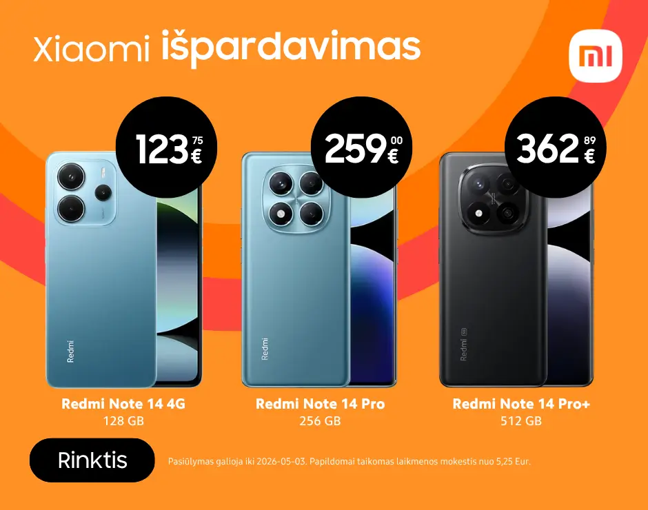 Xiaomi Redmi Note 14 serijos išpardavimas, Mobili prekyba