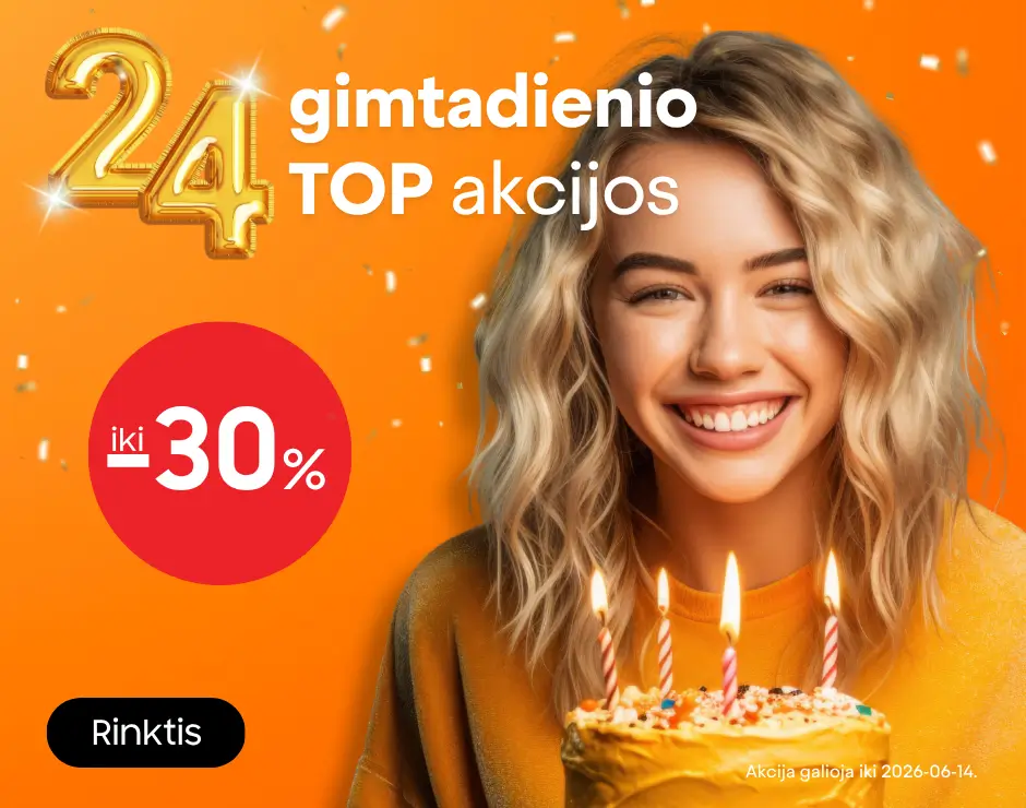 Mobili prekyba 24 gimtadienio nuolaidos, Mobili prekyba